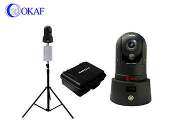 Portable Wireless 4G PTZ Camera Rapid Deployment With LCD Battery Display