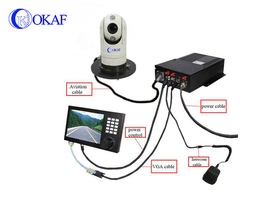 Anti Shaking RS485 2.0MP CCTV IP Camera Robot Mounted FCC