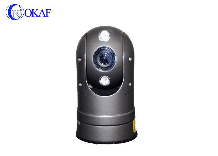 Small Size Thermal PTZ Camera , Outdoor PTZ Thermal IP Camera Dome IR