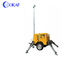 Outdoor Mobile Surveillance Trailers 360 Degree All Around Light Tower Mast Vehicle Mounted