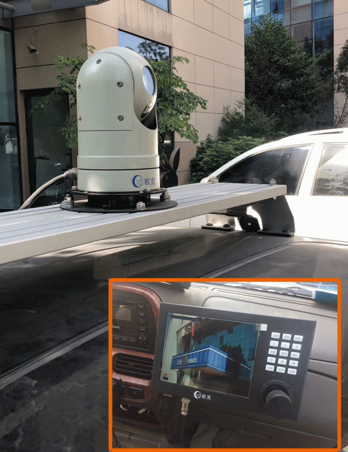 High Defination Vehicle PTZ Camera , Infrared Dome IP Camera PTZ Auto