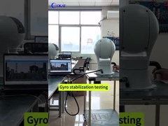 Gyro stabilization thermal PTZ camera