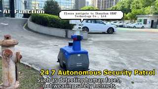 Autonomos patrol security robot OK-ROB03