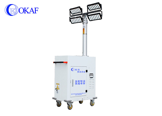 Emergency Temporary Lighting Mobile Light Tower For Construction Site