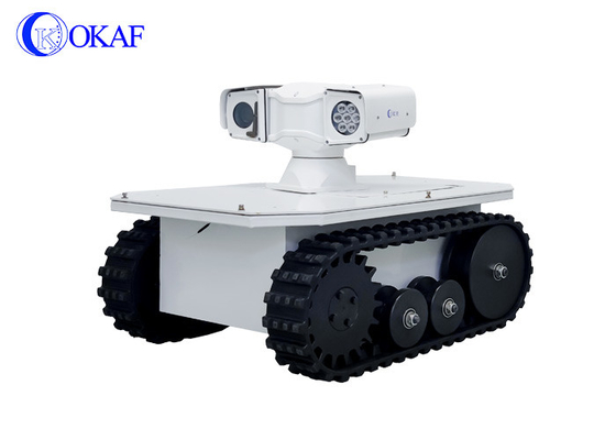 Smart surveillance security patrol robot DIY educational crawler robot tank chassis