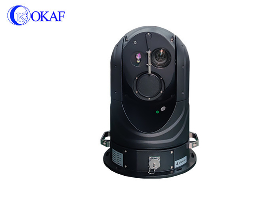 Long Range Thermal Imaging Camera CCTV Surveillance PTZ Camera Uncooled Detector 25~75mm