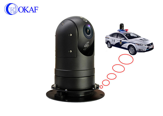 Vandal Proof Vehicle CCTV Camera car roor mounted PTZ Camera 1080P 20x optical zoom