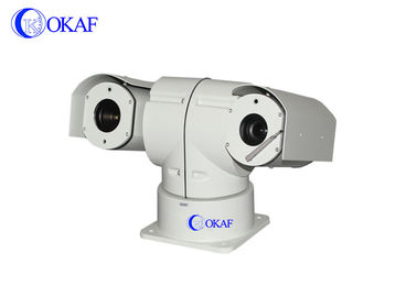 Wireless Outdoor Thermal PTZ Camera 20X Optical Zoom Dual Sensor Security Detection