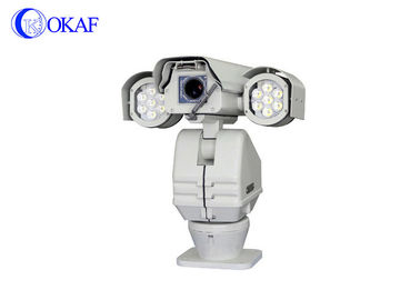 Rugged Infrared Intelligent PTZ Night Vision Camera 20X Optical Zoom 2MP 1080P