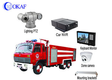 4G Wireless HD Vehicle PTZ Camera , Auto Tracking PTZ IP Camera 2.1 Megapixels