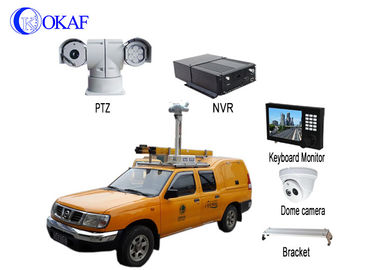 Infrared HD Auto Vehicle PTZ Camera 360 Degree Rotation 4G Dynamic Forensic System