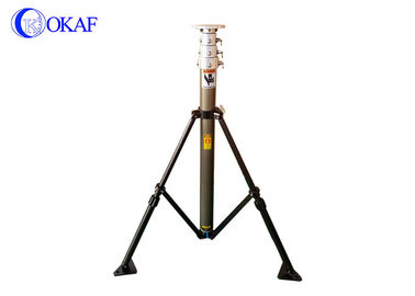 30kg Head Load Telescopic Camera Mast / Tripod Mast 6r/ Min Rotation With Lock