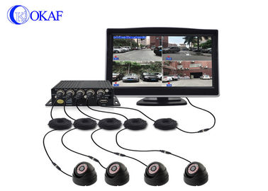 AHD IR Wide Angle Car CCTV Camera IP/SDI/AHD/Analog Signal 4 Channel DVR Kit