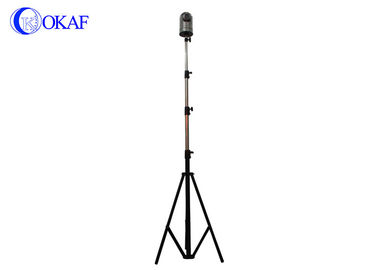 Portable Telescoping Steel Antenna Mast Stand Tripod 2-4m Height 1 Year Warranty