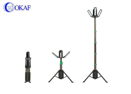 Built in Battery Portable Telescopic LED Light Tower with Tripod Outdoor Event Lighting