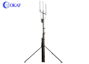 Mobile Pneumatic Telescopic Mast Pole Communication Antenna Equipment 1 Year Warranty