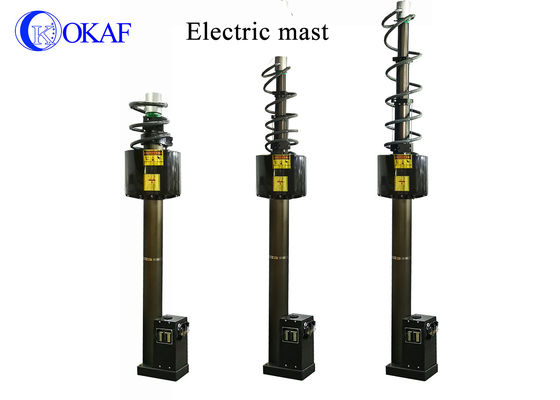 20M Height 50KG 48000lm Vehicle Mounted Telescopic Mast
