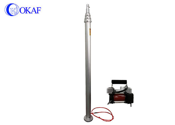 Anodized Aluminum Pneumatic Telescopic Mast 4.2M 5.7M