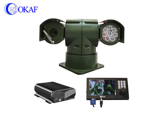 RS485 Vehicle Mounted Mobile PTZ Camera 2.0MP 20x 25x Optical zoom