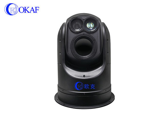 RS485 ONVIF Thermal PTZ Camera 500m Detection With Laser Light