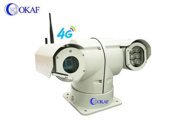 OKAF 4G Anti Shock Vehicle Roof PTZ IP Camera RS485 Control