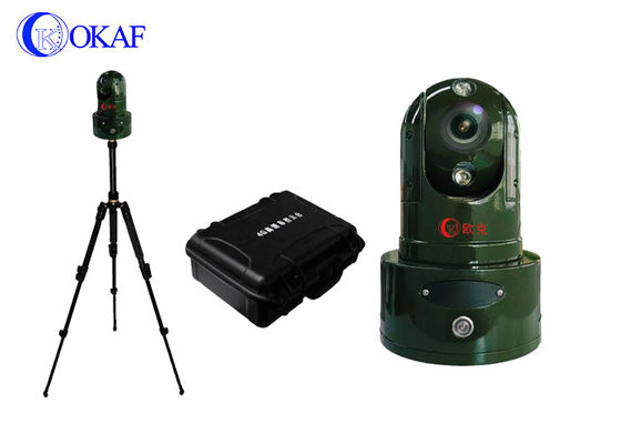 NTSC Mobile Surveillance 4G PTZ Camera 10000mAh Battery Power