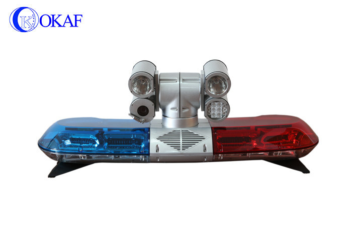 Roof Mounted Strobe Emergency Warning Light Bars 48W 1.2m Length For Police