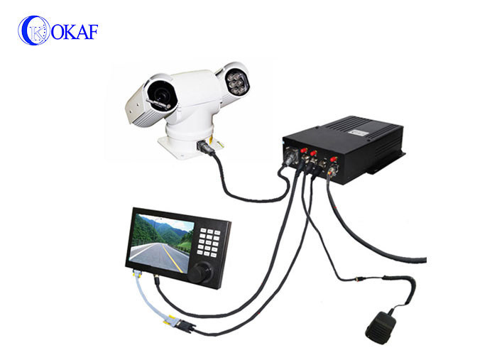 Police Car Roof Mount IP PTZ Camera Vehicle Mounted 2.0MP 20x Optical Zoom