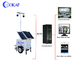 Mobile Surveillance Cctv Trailer Ip Ptz P2p Camera With Solar Panels