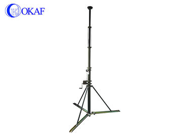 Telescopic Mast Pole 5m Crank Up Communication Tower Tripod Mast