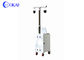360 Degree Mobile Sentry Surveillance Trailers Solar Trailer Mounted Light Towers