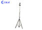 Stainless Steel Telescopic Camera Mast , Manual Tripod Antenna Mast Pole 3m