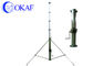 Non Locking Collar Telescopic Mast Pole Aluminum Alloy Manual Hand Crank Antenna Type