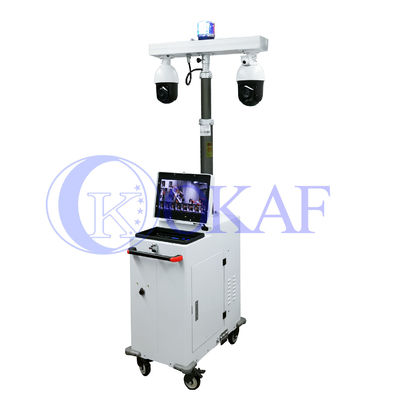 6m 1920*1080 30fps Mobile Sentry Surveillance Cctv Trailer