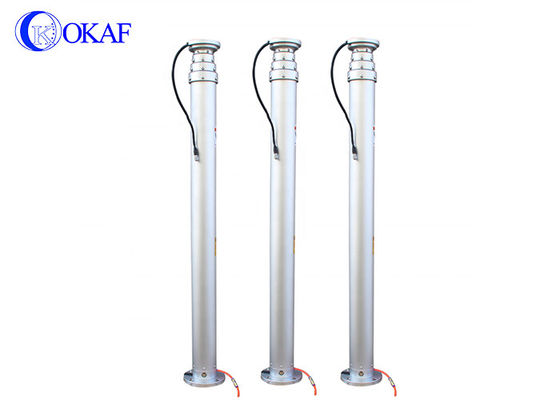 Anodized Aluminum Pneumatic Telescopic Mast 4.2M 5.7M