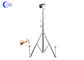 Manual Lifting Tripod Telescopic Mast Pole For PTZ Camera