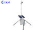 Outdoor Emergency Surveillance Solar Mobile Sentry CCTV PTZ Camera Tower