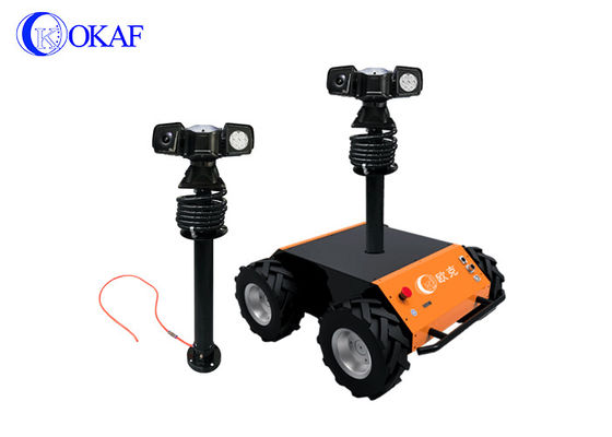 6r/ min Robot Vehicle Mounted Telescopic Mast 20m Pneumatic